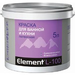 Альпа L-100 Краска латекс для ванной и кухни 5л